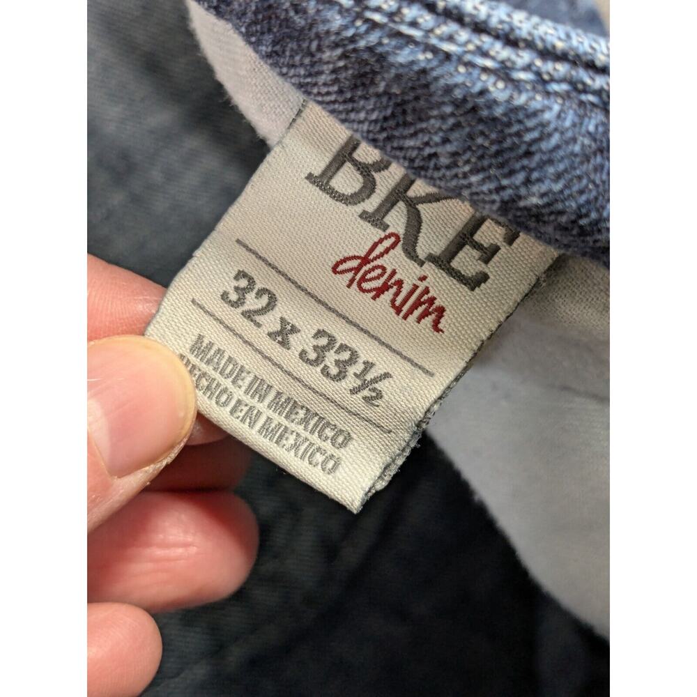 BKE Payton Jeans Womens 32 Long (34x32) Bootcut Stretch Flap Pocket Denim - Picture 10 of 13